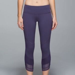 NWT lululemon Purple Cropped Leggings